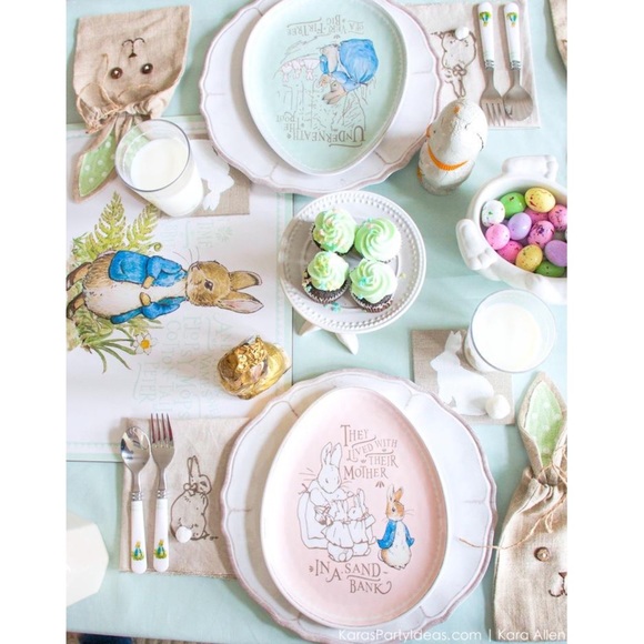 Pottery Barn Kids Peter Rabbit Plate Set - Picture 3 of 13